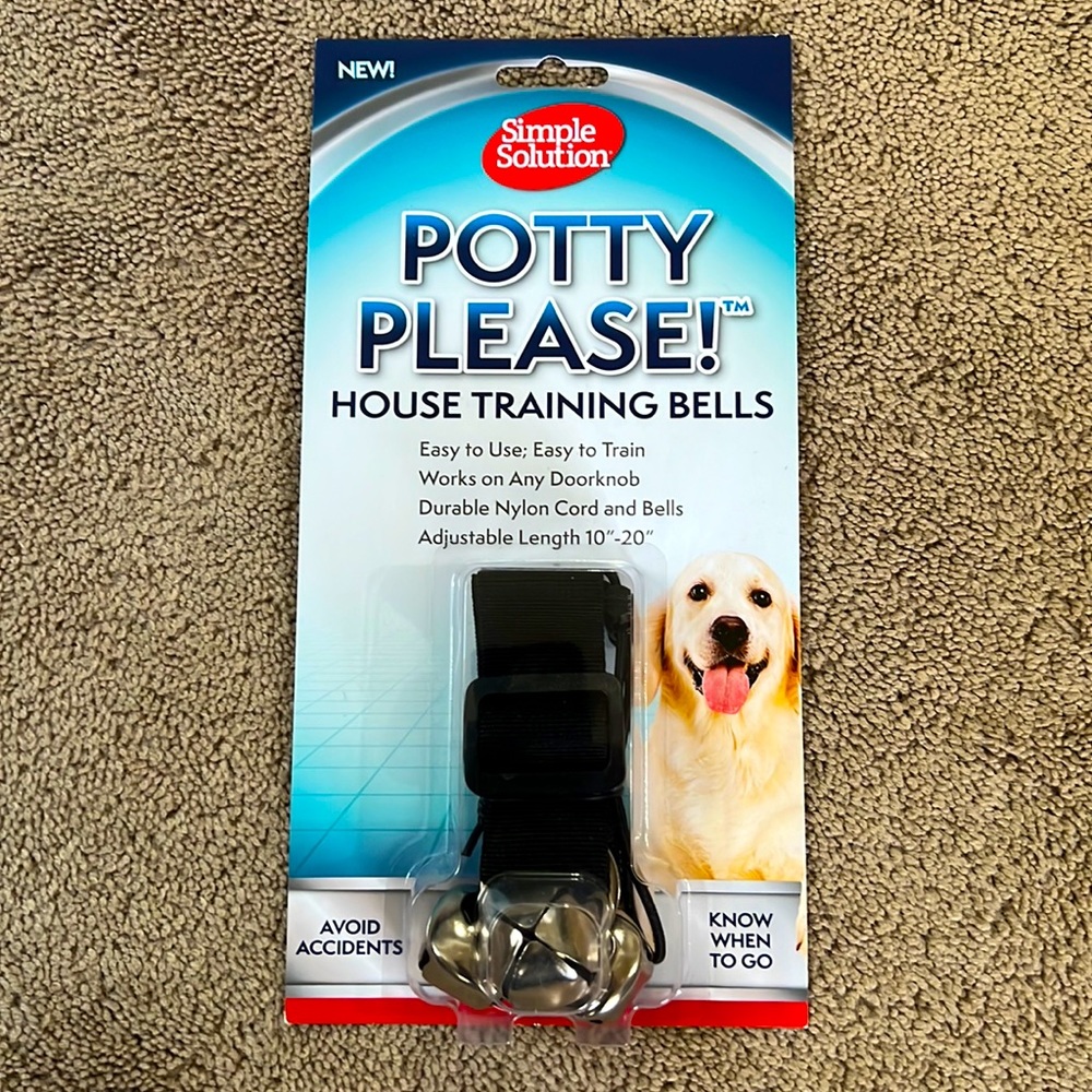 Simple Solution Potty Please House Training Bells for Dogs NEW!!